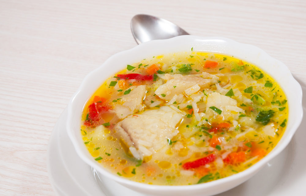 Рыбный суп из хека